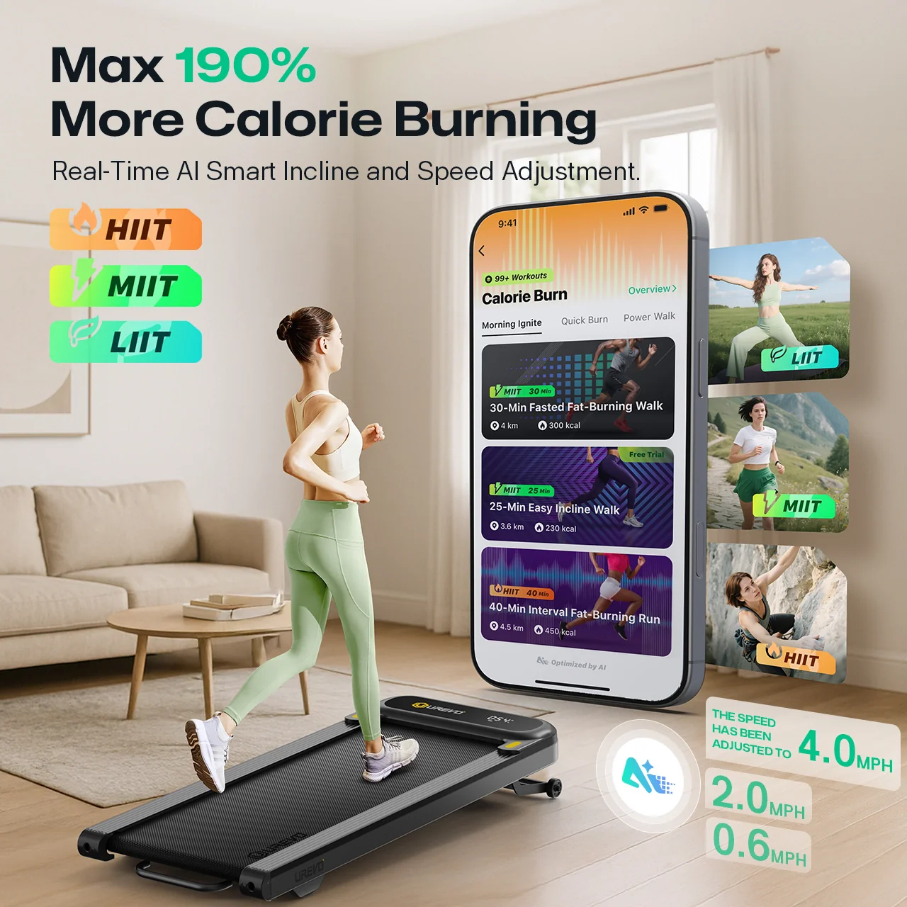 UREVO SpaceWalk 3S Smart Walking Pad - Image 7