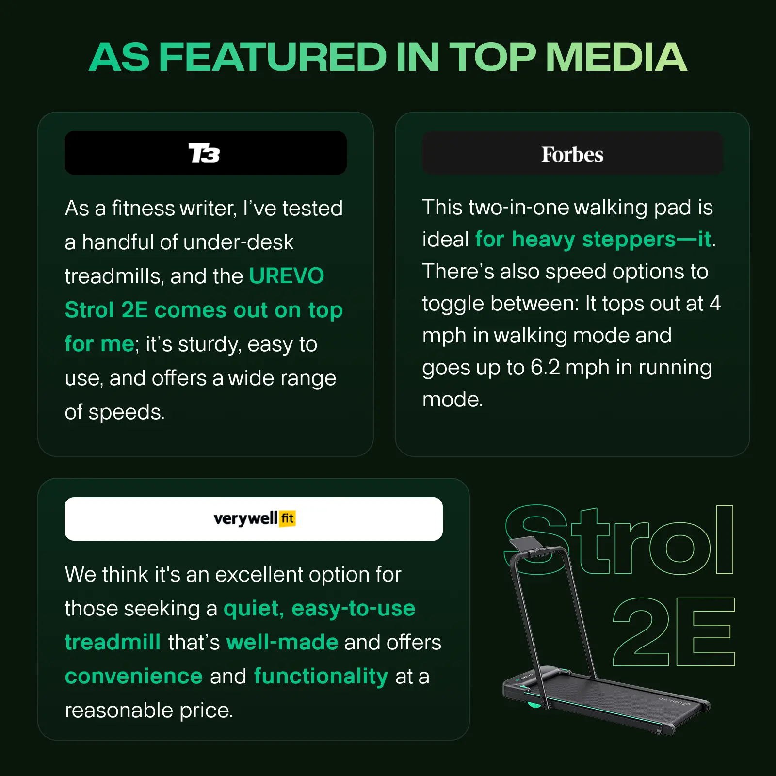 UREVO Strol 2E Smart Treadmill - Image 3