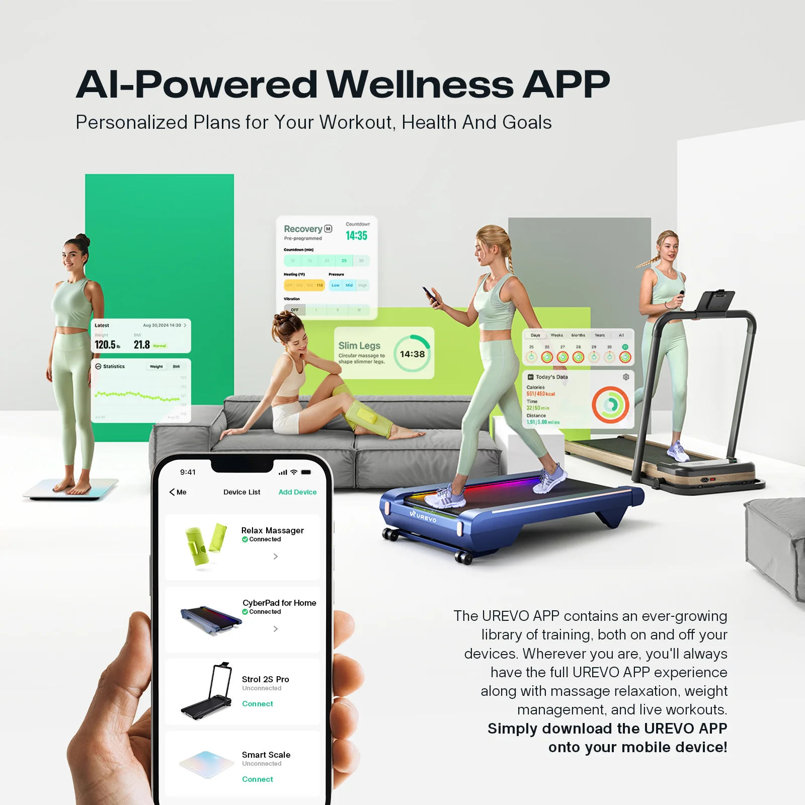 UREVO AI-Powered Wireless Relax Massager - Image 11