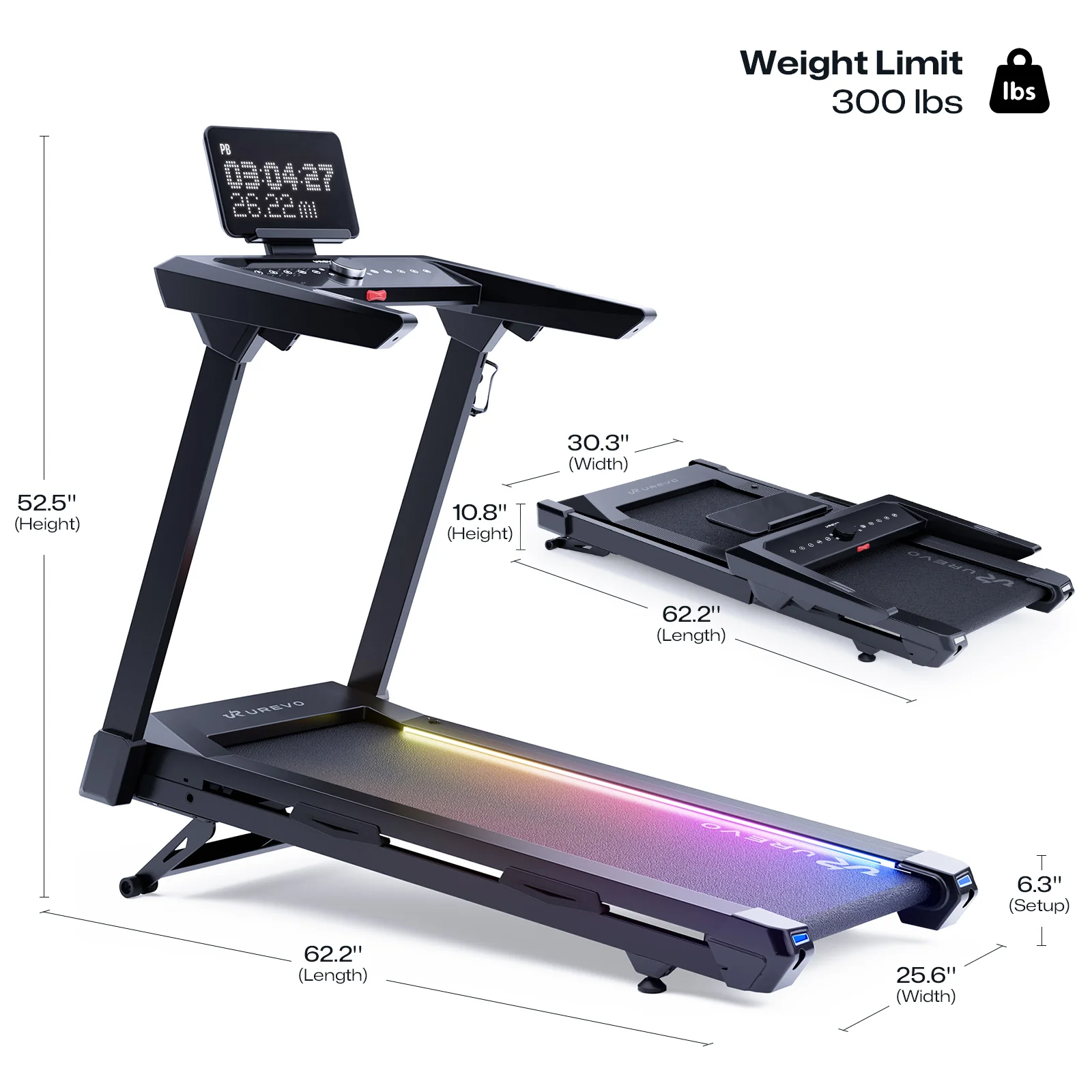 UREVO CyberMega Smart Treadmill - Image 6