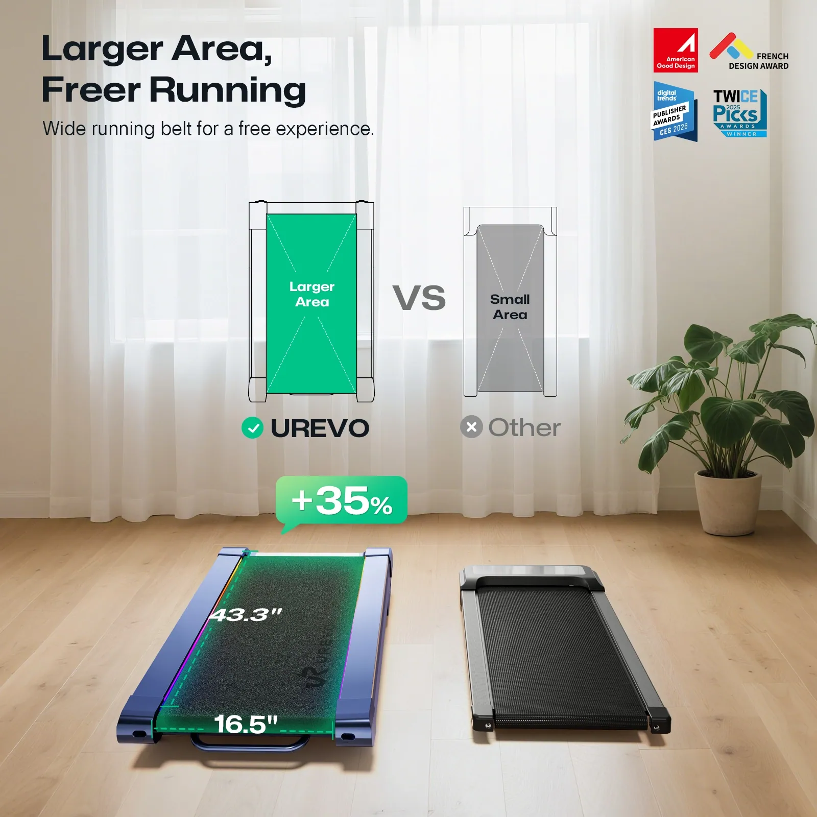 UREVO CyberPad for Home Smart Treadmill - Image 10