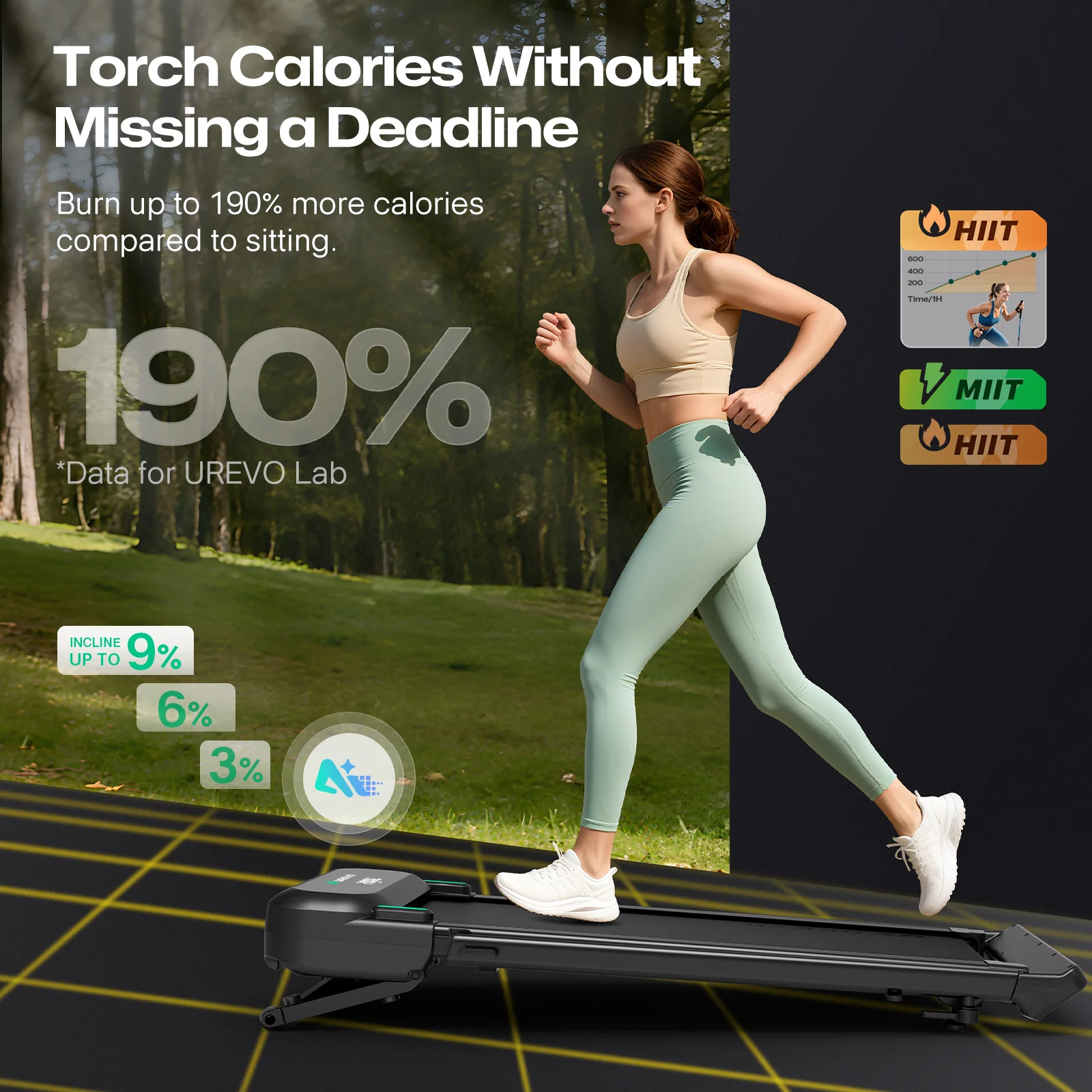 UREVO FoldiMix 5L Smart Treadmill - Image 9